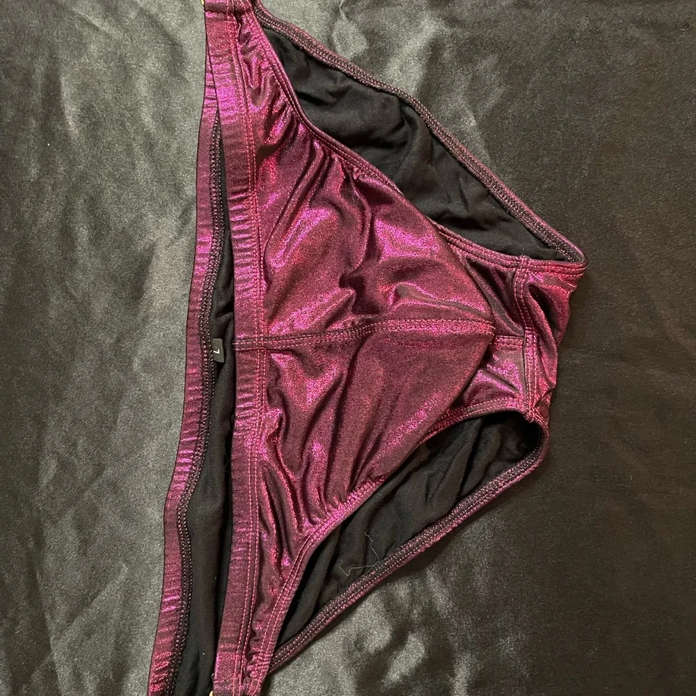 Shimmering Pink Bikini Bottom - Picture 2 of 8